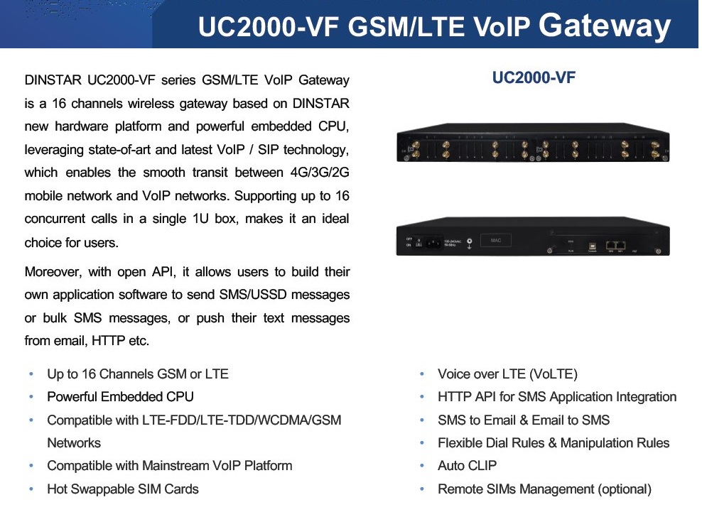 dinstar lte gateway